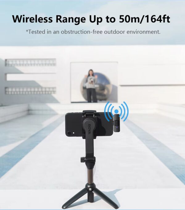 BOYA BY-V1 Wireless Microphone of iPhones - Image 4