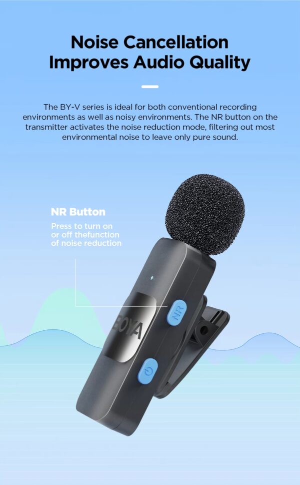 BOYA BY-V1 Wireless Microphone of iPhones - Image 2