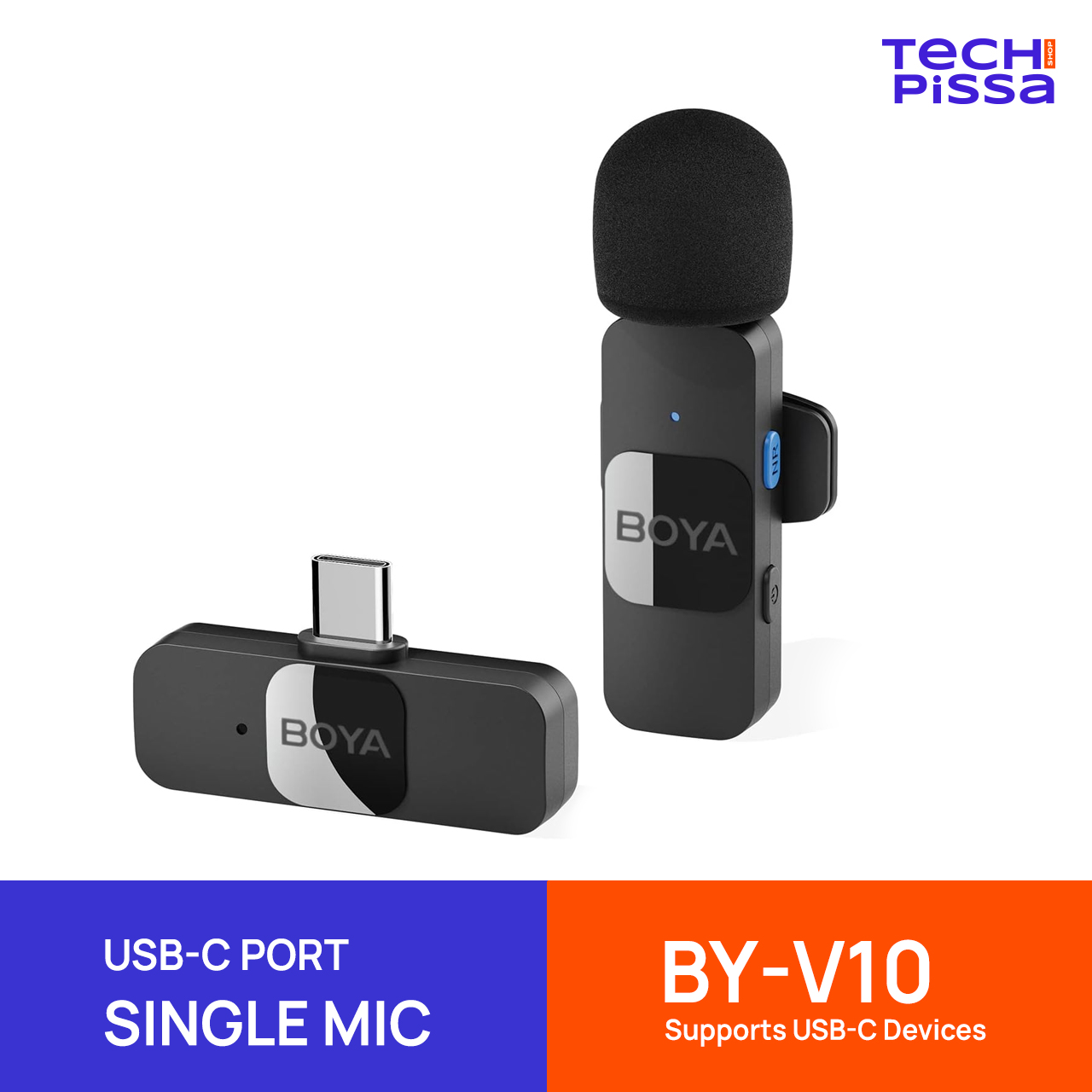 BOYA BY-V10 Wireless Microphone of USB-C